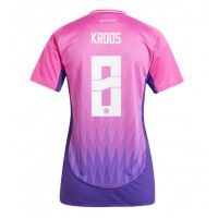 Camisa de Futebol Alemanha Toni Kroos #8 Equipamento Secundário Mulheres Europeu 2024 Manga Curta